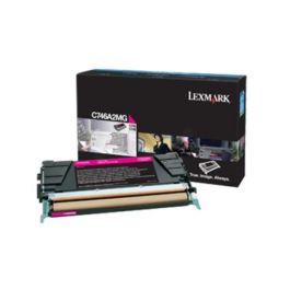 Toner d'origine Lexmark C746A3MG - magenta