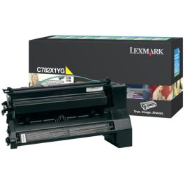 Toner d'origine Lexmark C782X1YG - jaune