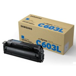 Toner d'origine Samsung CLTC603LELS / C603L - cyan