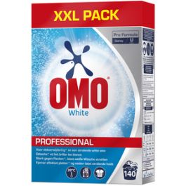 OMO Lessive en poudre Professional White, 140 lavages, 7 kg