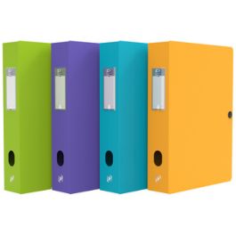 Oxford Boîte de classement Memphis, dos: 80 mm, assorti x8