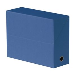 Oxford Boîte transfert toilée, format A4, bleu