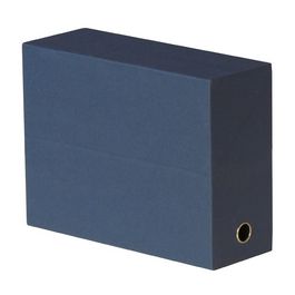 Oxford Boîte transfert toilée, format A4, bleu foncé x5
