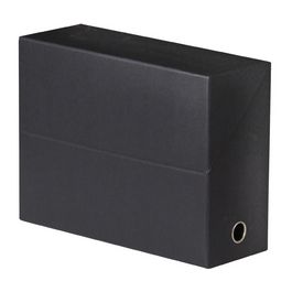 Oxford Boîte transfert toilée, format A4, noir