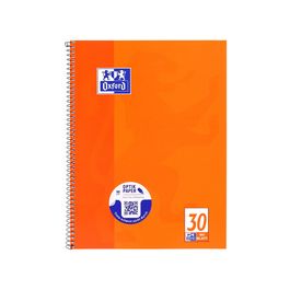Oxford Cahier à spirale, A4+, uni, 160 pages, orange