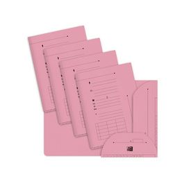 Oxford Chemise sous-dossier PASTEL, 2 rabats, A4, rose