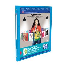 Oxford Classeur personnalisable POLYVISION, 20 mm, bleu
