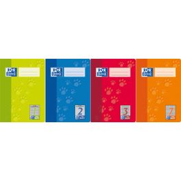 Oxford Junior Schulheft "Tatzen", DIN A4, Lineatur 7