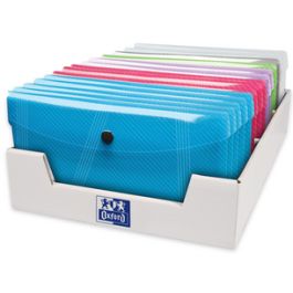 Oxford Pochette à documents HAWAI, format DL, présentoir x30