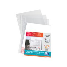 Oxford Pochettes perforées, ultra résistante, A4 XL, lisse