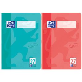 Oxford Schulheft "Touch", DIN A4, Lineatur 27, koralle