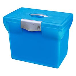 Oxford Valisette plastique Class'N Go, bleu translucide