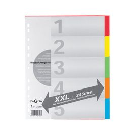 PAGNA Intercalaires en carton, A4, 12 touches, extra large