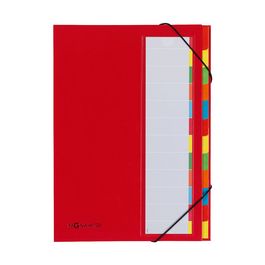PAGNA trieur DESKORGANIZER Color, 12 poches, rouge