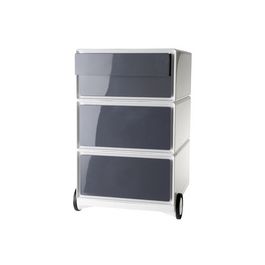 PAPERFLOW Caisson mobile "easyBox", 4 tiroirs, blanc