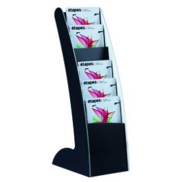 PAPERFLOW Porte-prospectus Courbo Slim, 6 casiers
