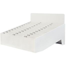 PAPERFLOW Rangement pour smartphones avec 33 logements, gris