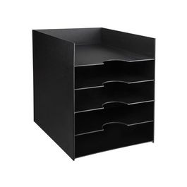 PAPERFLOW Station de tri Formularbox, 5 compartiments, noir