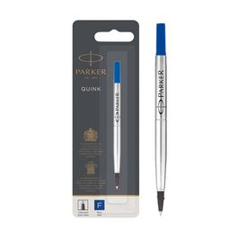 PARKER Recharge pour rollerball QUINK, 0,7 mm, blister, bleu