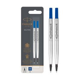 PARKER Recharge pour rollerball QUINK, blister de 2, bleu