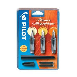 PILOT Stylo plume de calligraphie Plumix, kit de 3