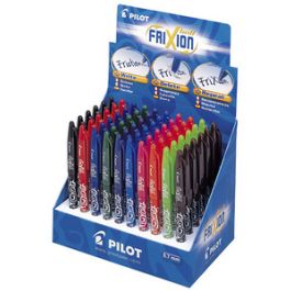 PILOT Stylo roller FRIXION BALL 07, présentoir de 60 pièces