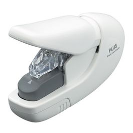 PLUS JAPAN Agrafeuse sans agrafe SL-106AB, blanc