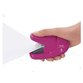 PLUS JAPAN  Agrafeuse sans agrafe SL-106AB, bordeaux