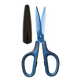 PLUS JAPAN Ciseaux universels FITCUT CURVE Titanium, bleu
