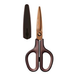 PLUS JAPAN Ciseaux universels FITCUT CURVE Titanium, marron