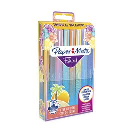 Paper:Mate Stylo feutre Flair TROPICAL VACATION, étui de 16