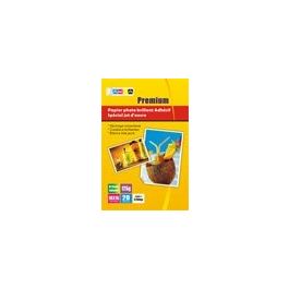 Papiers photo brillant ADHESIF - A6 - 20 feuilles - 120g