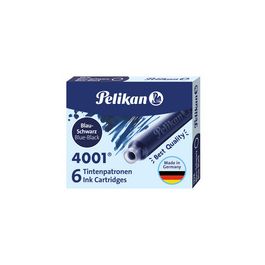 Pelikan Cartouches d'encre 4001 TP/6, bleu-noir