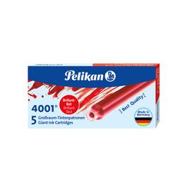 Pelikan Cartouches d'encre grand volume 4001 GTP/5, rouge