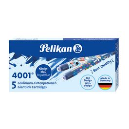 Pelikan Cartouches d'encre grand volume GTP/F/5, bleu royal