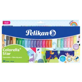 Pelikan Feutre colorella star, étui carton 18+6
