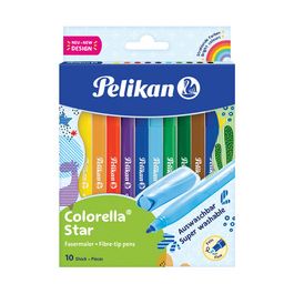 Pelikan Feutre colorella star, étui carton de 10