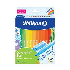 Pelikan Feutre colorella star, étui carton de 30