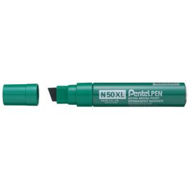 Pentel Marqueur permanent N50XL, pointe biseautée, vert