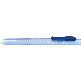 Pentel Stylo-gomme ClicEraser2 ZE11T, bleu-transparent