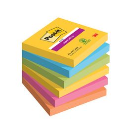 Post-it Bloc-note adhésif super sticky notes, 76 x 76 mm