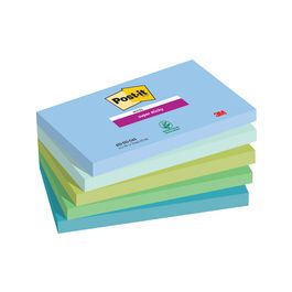 Post-it Bloc-note super sticky notes, 127 x 76 mm, Oasis