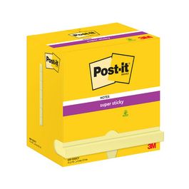 Post-it Bloc-note super sticky notes, 127 x 76 mm, jaune