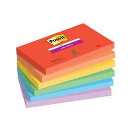 Post-it Bloc-note super sticky notes, 1277 x 76 mm, Playful