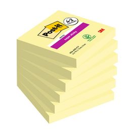 Post-it Bloc-note super sticky notes, 76 x 76 mm, 4+2