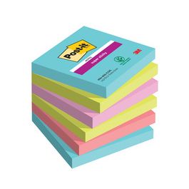 Post-it Bloc-note super sticky notes, 76 x 76 mm, Cosmic