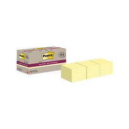 Post-it Bloc-notes super sticky Recycling Notes, jaune