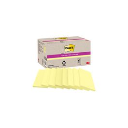 Post-it Bloc-notes super sticky Recycling Notes, jaune