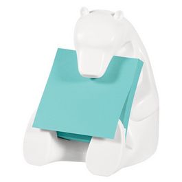 Post-it Distributeur Z-Notes Super Sticky "BEAR", blanc