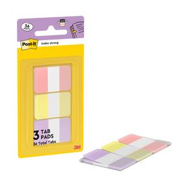 Post-it Marque-page rigide, standard, pastel